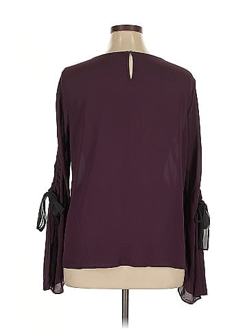 a.n.a. A New Approach Long Sleeve Blouse (view 2)