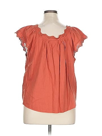 a.n.a. A New Approach Short Sleeve Blouse (view 2)