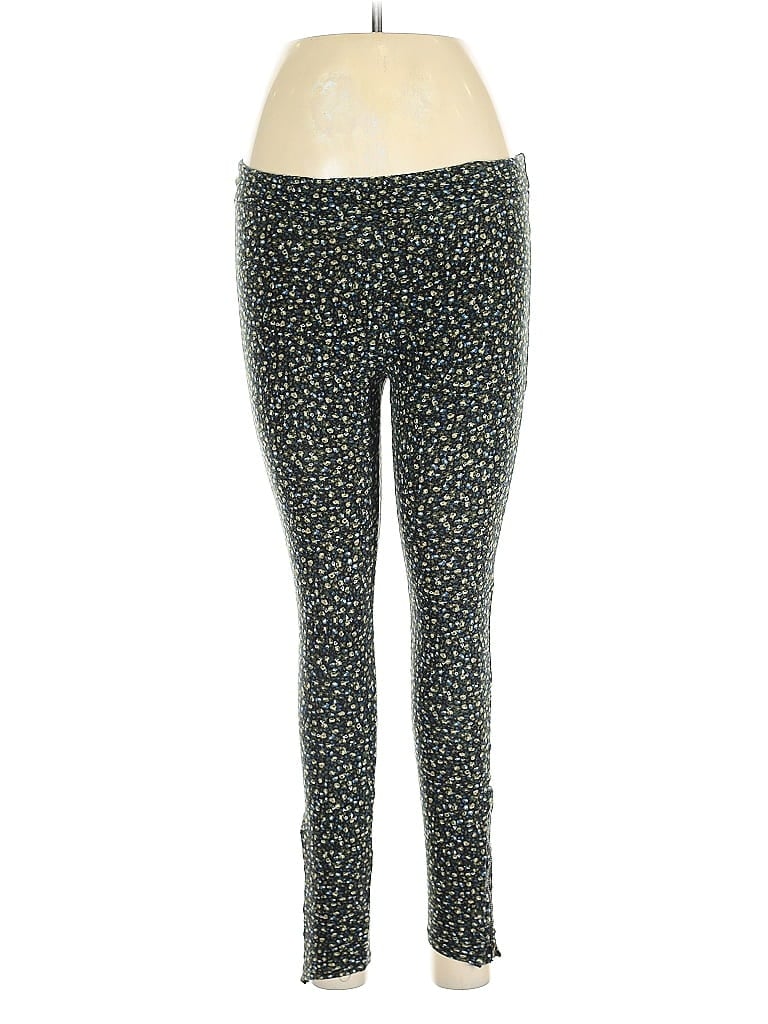 Pre-owned Lily White Leggings In Green