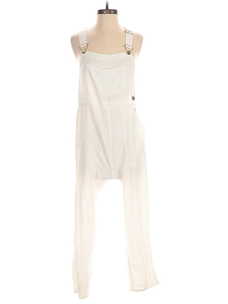 Pre-owned Stoney Clover Lane Jumpsuit In White