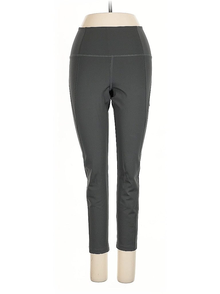 Pre-owned Girlfriend Collective Active Pants In Gray