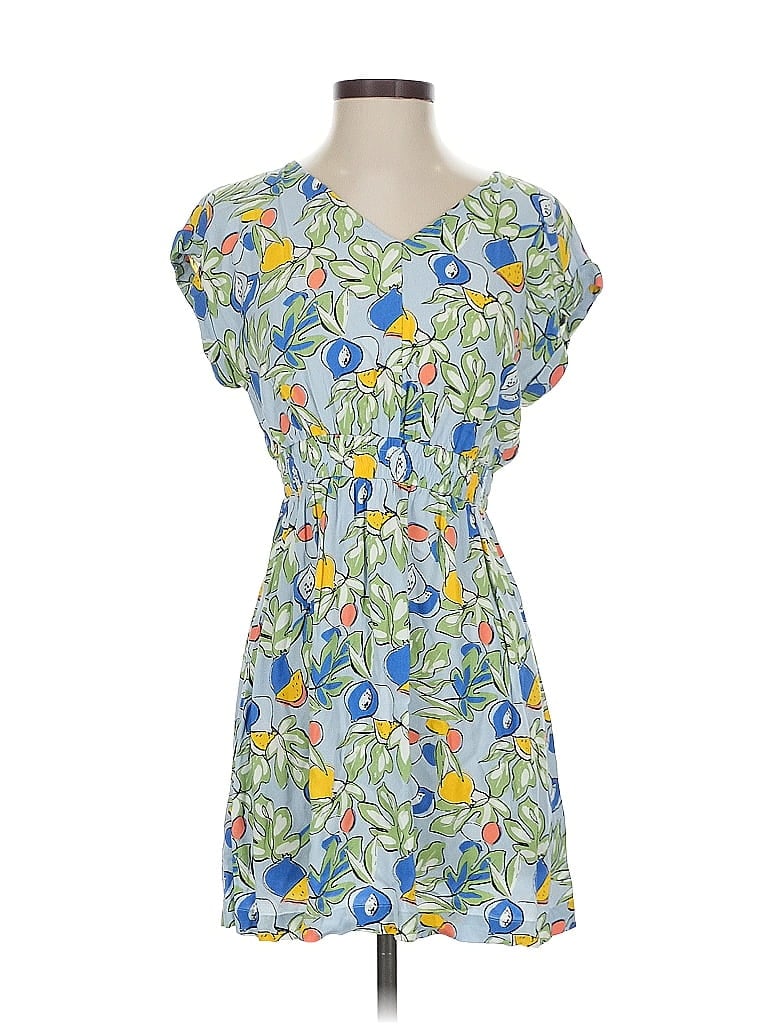 Pre-owned Ann Taylor Loft Outlet Casual Dress In Blue