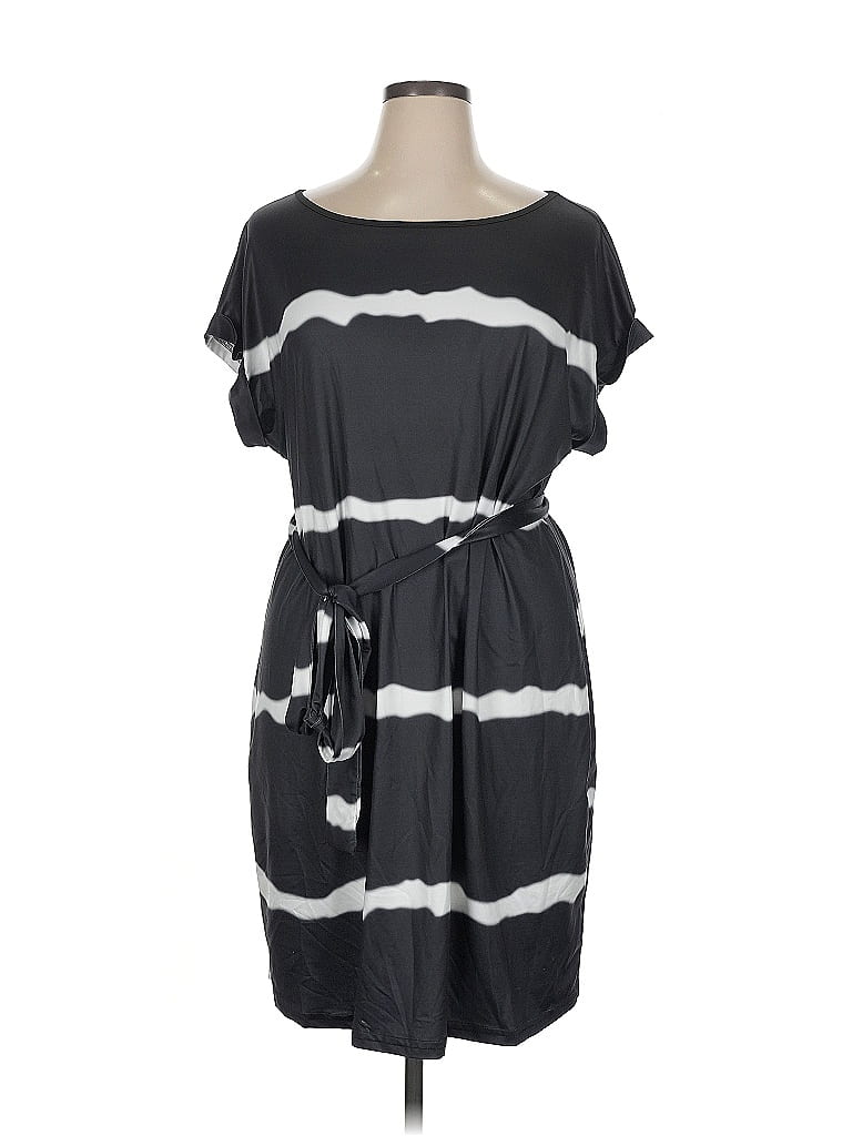 Pre-owned Shein Curve Casual Dress In Gray