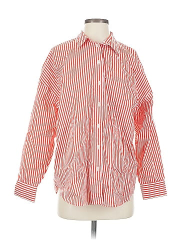 Monki 3/4 Sleeve Button-Down Shirt (view 1)