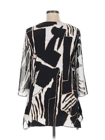 JM Collection 3/4 Sleeve Blouse (view 2)