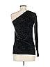 Moda International Black Long Sleeve Top Size M - photo 2