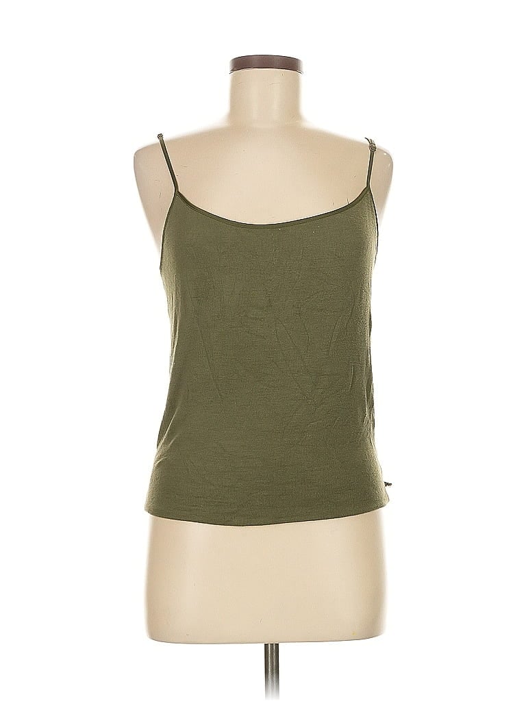 Pre-owned Victoria's Secret Tank Top Green Strapless Neckline Tops