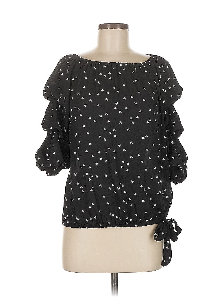 Click to view more detailed imagery on our partner's website Pre-owned Cece 3/4 Sleeve Blouse In Black