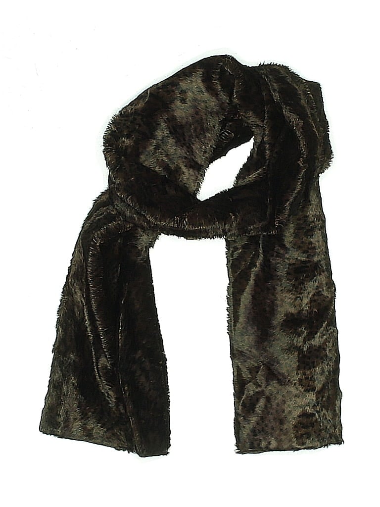 Pre-owned Assorted Brands Scarf In Brown