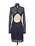 Moda International Blue Cocktail Dress Size S - photo 2