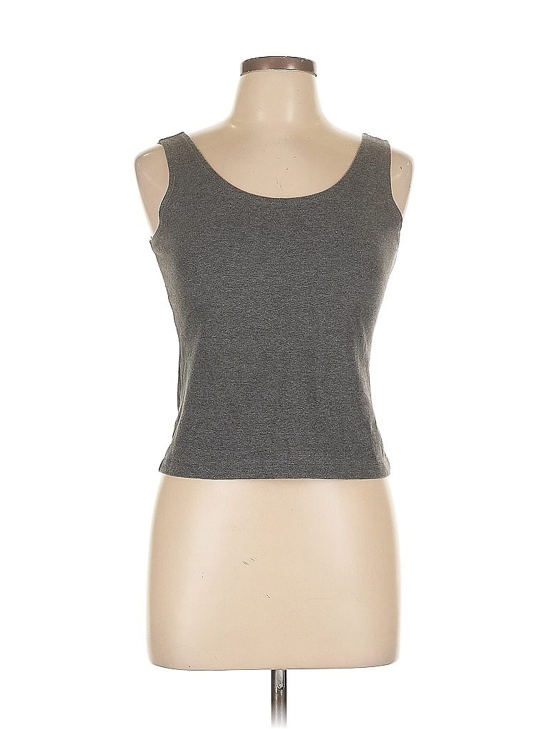 Pre-owned Bp. Tank Top Gray Strapless Neckline Tops