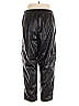 Gap 100% Polyester Black Faux Leather Pants Size XL - photo 2