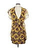 Arden B. Paisley Brown Cocktail Dress Size XS - photo 1