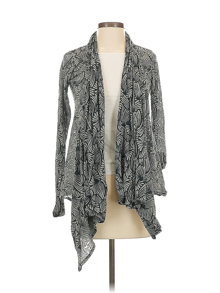 Pre-owned Te Verde Kimono In Gray