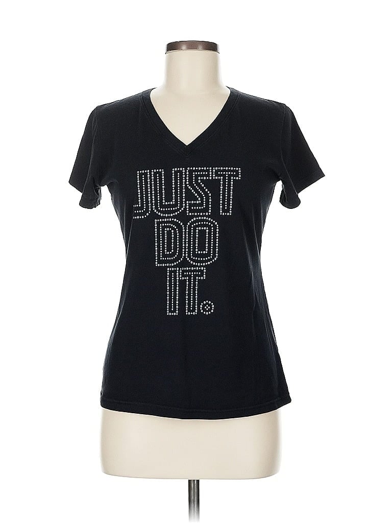 Pre-owned Nike Short Sleeve T-shirt In Black