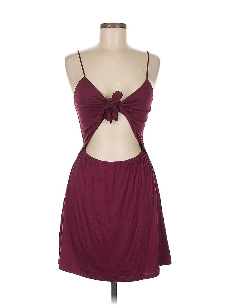 Pre-owned Tobi Cocktail Dress In Burgundy