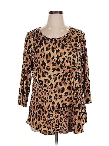JM Collection 3/4 Sleeve Blouse (view 1)