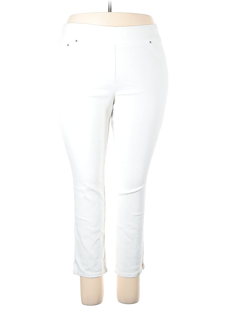 Ruby Rd. White Casual Pants Size 18 - photo 1