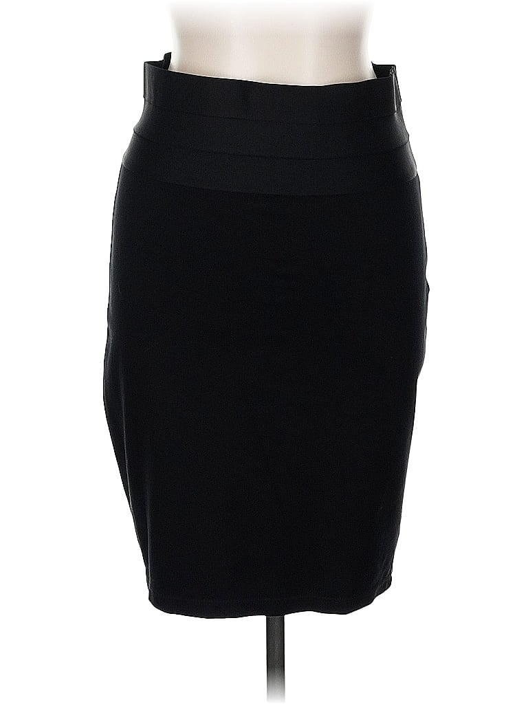 Pre-owned Max Studio Formal Skirt In Black