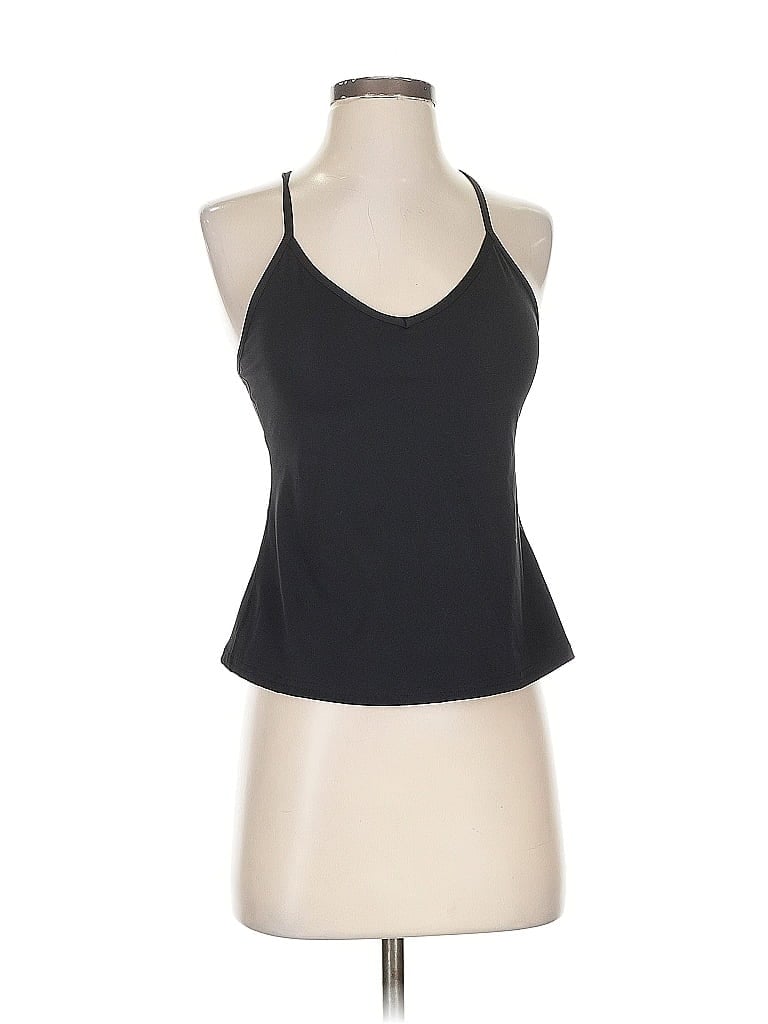 Pre-owned Active By Old Navy Tank Top Black Halter Neckline Tops
