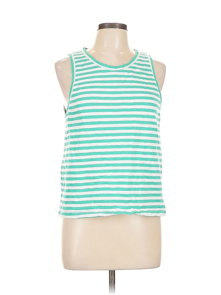 Click to view more detailed imagery on our partner's website Pre-owned J.crew Factory Store Sleeveless T-shirt In Green