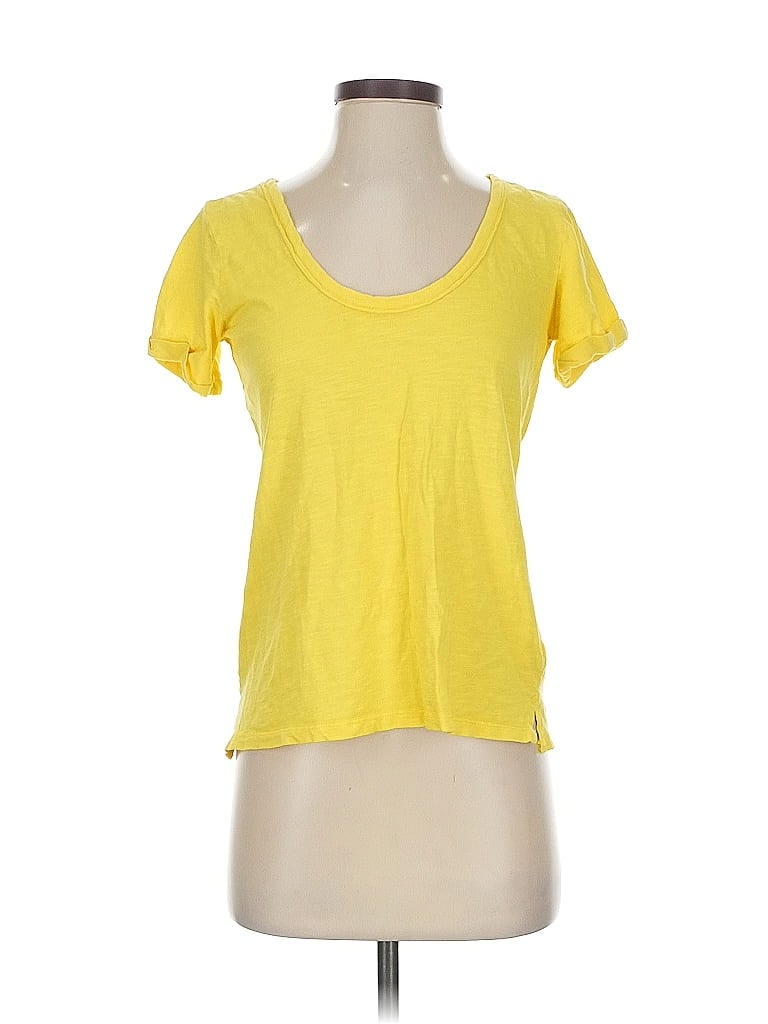 Click to view more detailed imagery on our partner's website Pre-owned Daily Practice By Anthropologie Short Sleeve T-shirt In Yellow