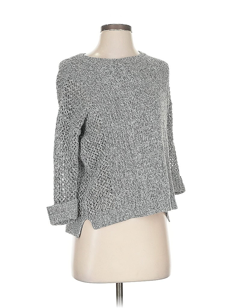 Pre-owned Madewell Pullover Sweater In Gray