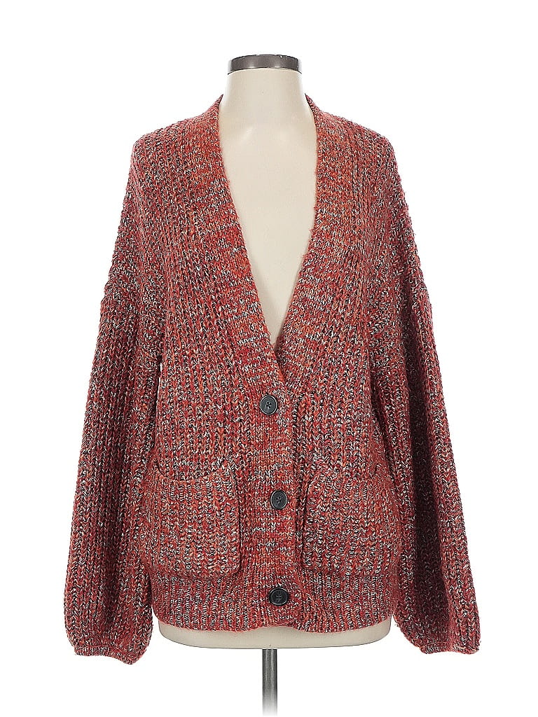 Pre-owned Universal Thread Cardigan Sweater In Red