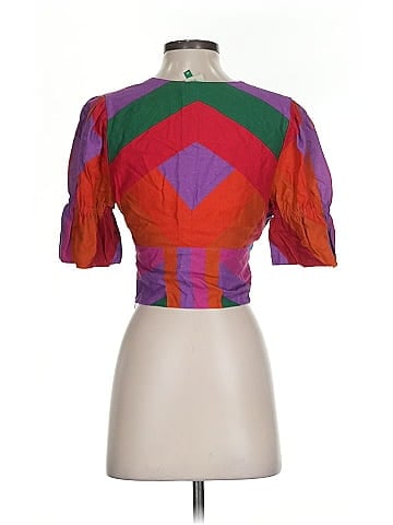 FARM Rio Short Sleeve Blouse (view 2)