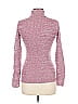 Moda International 100% Cotton Pink Turtleneck Sweater Size M - photo 2