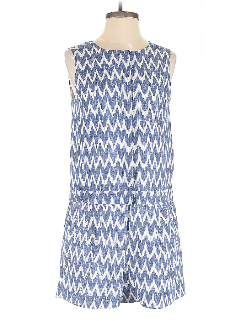 Pre-owned J.crew Factory Store Romper In Blue