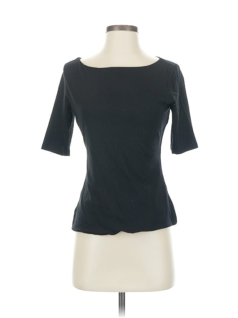 Click to view more detailed imagery on our partner's website Pre-owned Banana Republic Factory Store 3/4 Sleeve T-shirt In Black