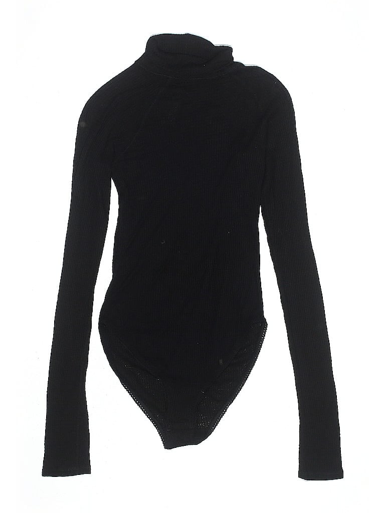 Pre-owned Intimately By Free People Bodysuit In Black
