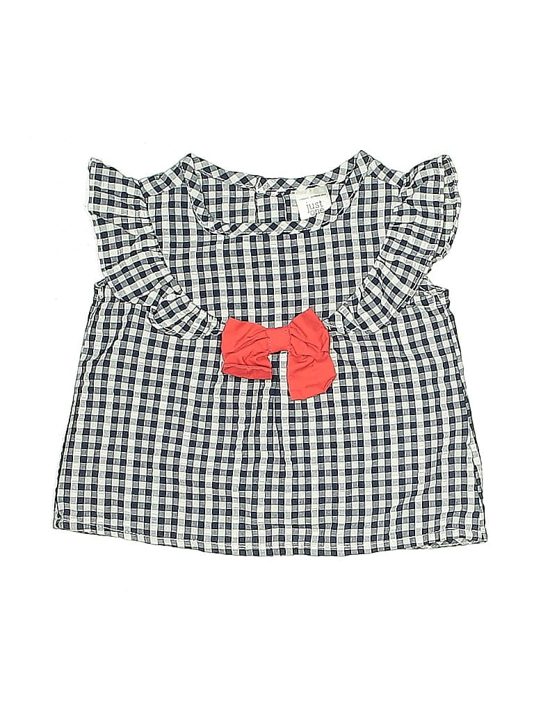 Pre-owned Just One You Made By Carter's Babies' Sleeveless Blouse In Blue