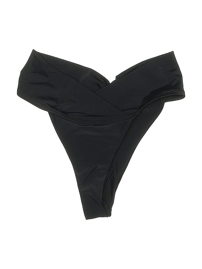 Pre-owned Unbranded Swimsuit Bottoms In Black