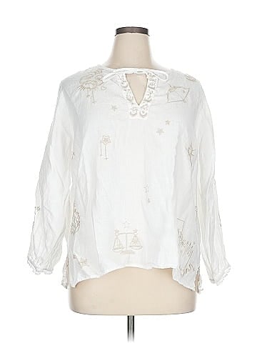 Johnny Was 3/4 Sleeve Blouse (view 1)