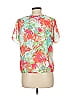 Norm Thompson 100% Polyester Orange Short Sleeve Blouse Size 6 (petite) - photo 2