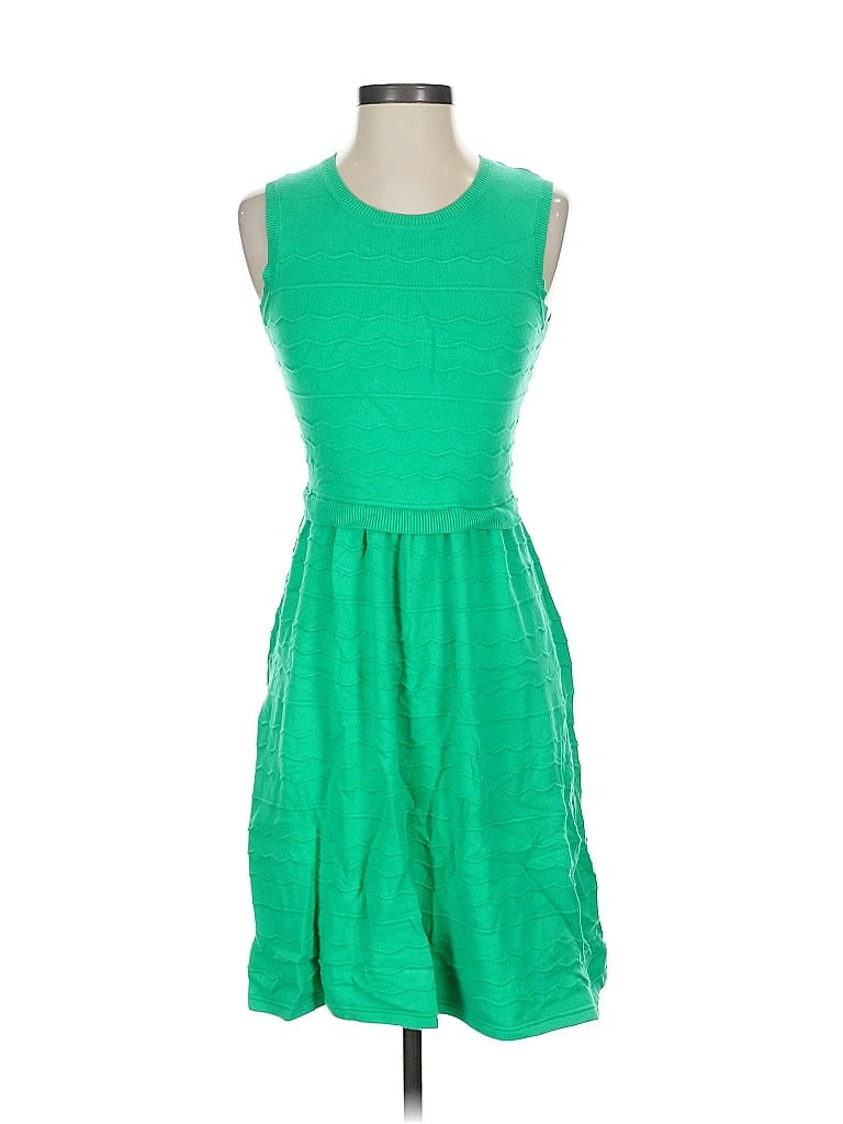 Pre-owned Cynthia Rowley Tjx Casual Dress In Green