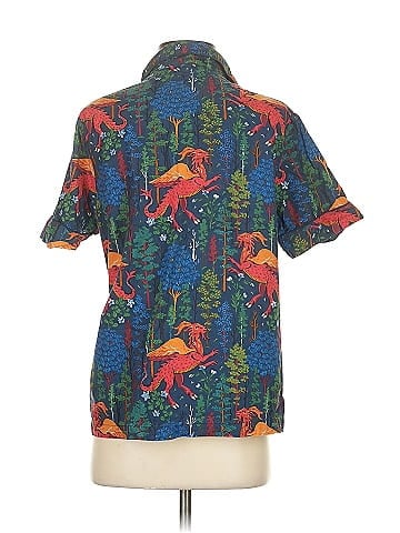 Printfresh Short Sleeve Button-Down Shirt (view 2)