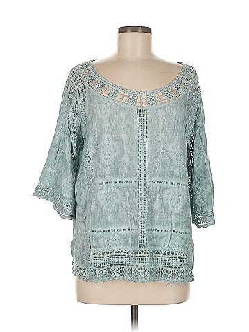 Democracy 3/4 Sleeve Blouse (view 1)