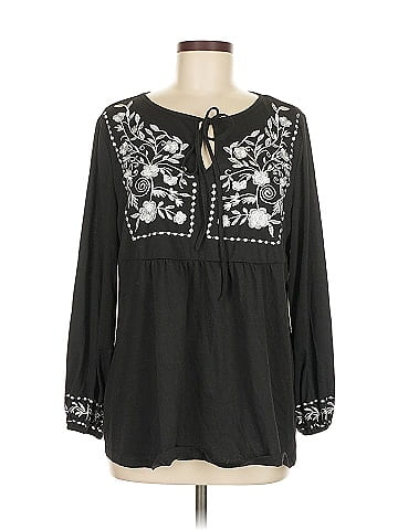 BLOOMCHIC Long Sleeve Blouse (view 1)