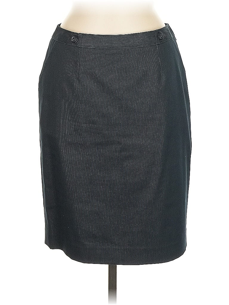 Pre-owned Halogen Formal Skirt In Gray