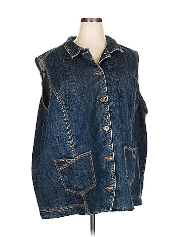 Liz & Me Denim Vest (view 1)