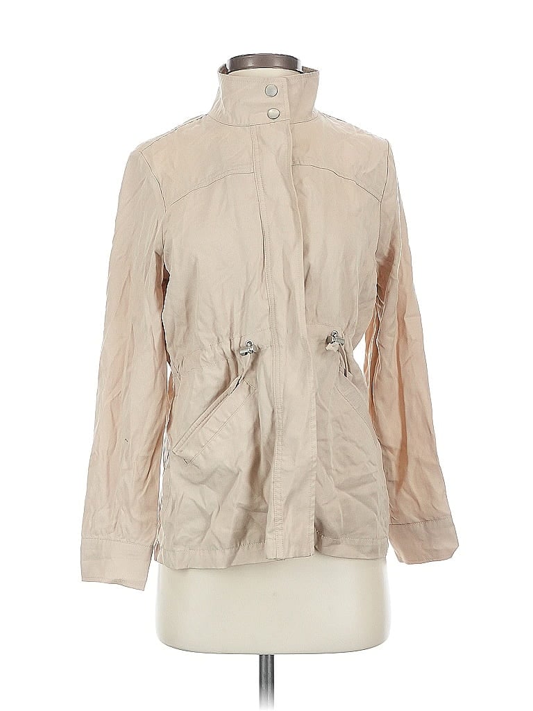 Pre-owned Banana Republic Factory Store Raincoat In Brown