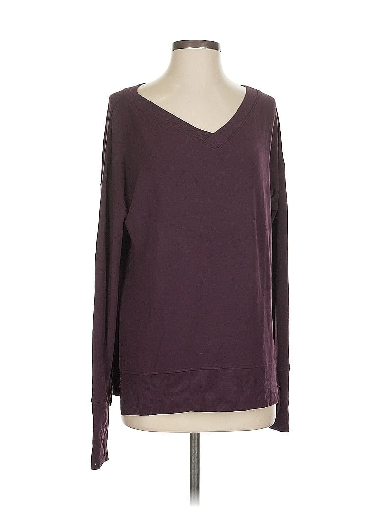 Click to view more detailed imagery on our partner's website Pre-owned Athleta Pullover Sweater In Burgundy