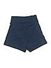Lime Ricki 100% Nylon Solid Blue Athletic Shorts Size XXS - photo 2
