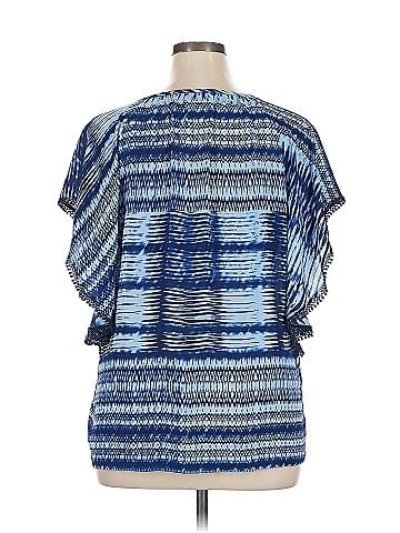 a.n.a. A New Approach Short Sleeve Blouse (view 2)
