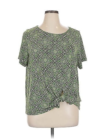 Susan Graver Short Sleeve Top (view 1)