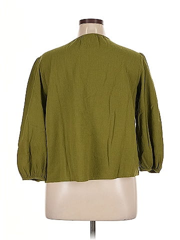 a.n.a. A New Approach 3/4 Sleeve Blouse (view 2)