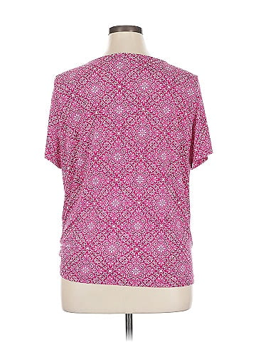 Susan Graver Short Sleeve Top (view 2)